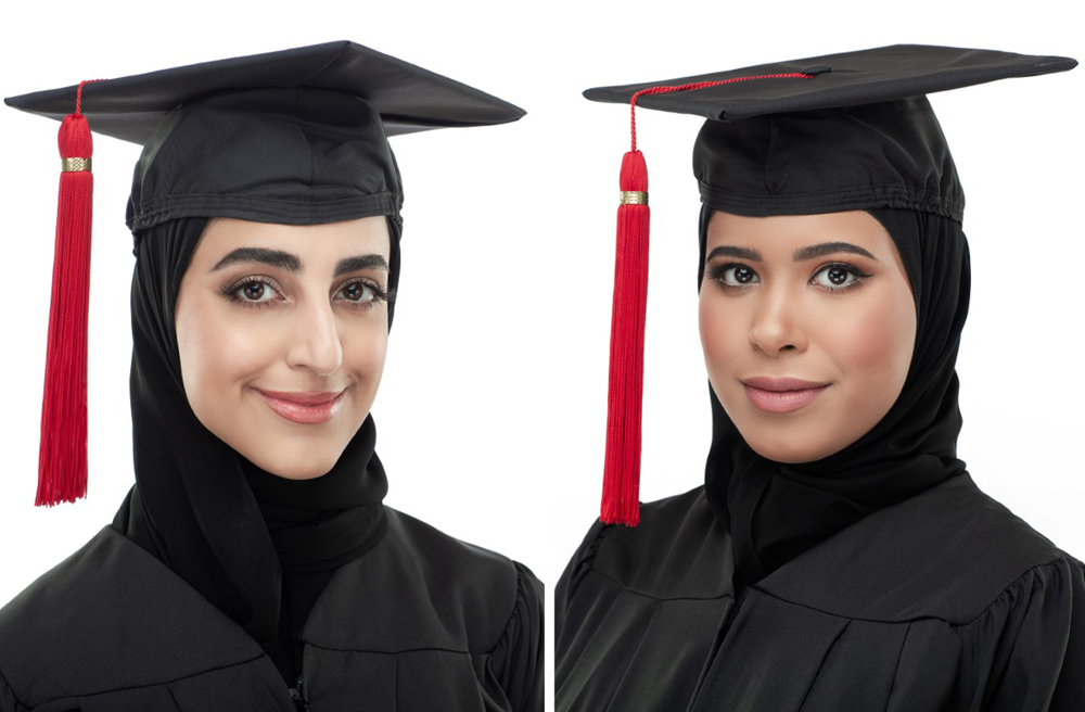 From left: Al Reem Al Khanji and Noora Al Saeed