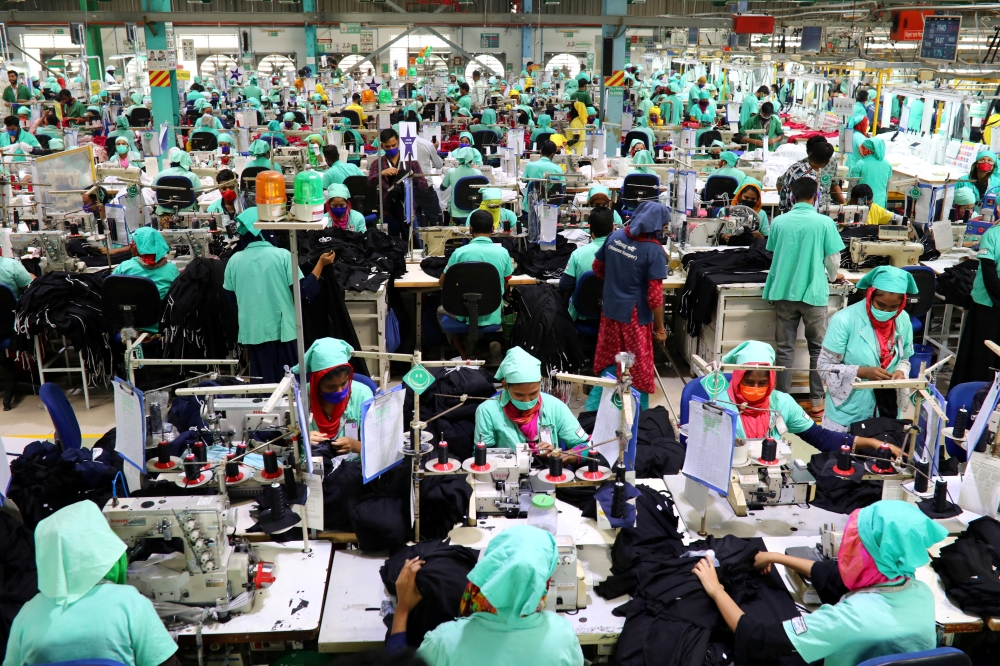 File photo of a garment factory used for representation 