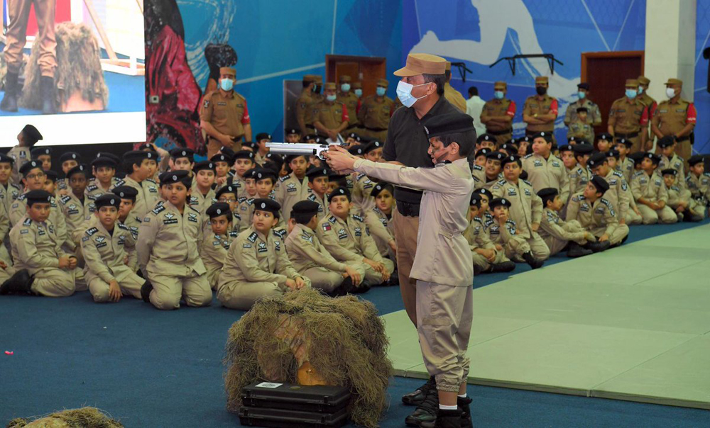 Students during the graduation ceremony.
