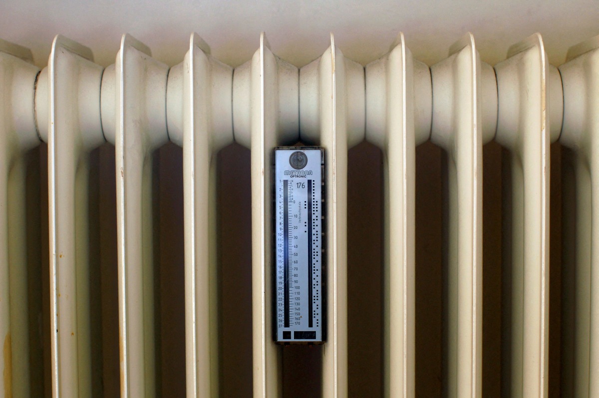 A heater with a meter is pictured in a Munich living-room on February 5, 2012. File Photo / Reuters
