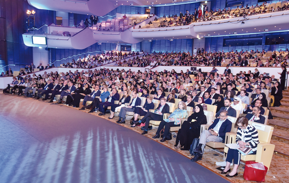 Participants in the World Innovation Summit for Health (WISH) in 2018.