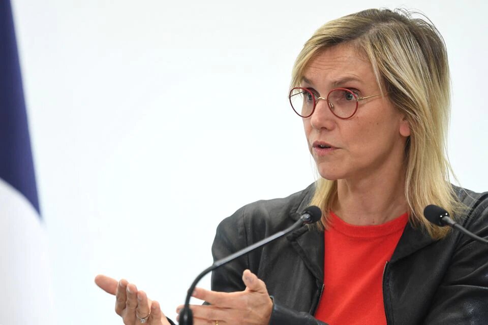French Minister for Energy Transition Agnes Pannier-Runacher delivers a speech during a press conference on the energy situation in France and Europe, in Paris, France, on September 14, 2022. File Photo / Reuters