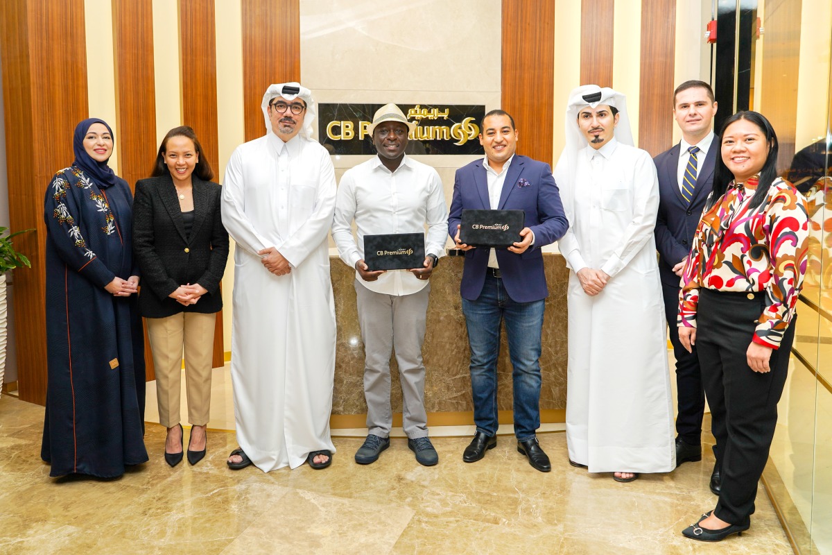 Officials with the winners during the grand prize awarding ceremony at CB Premium Lounge at Place Vendome Mall. 