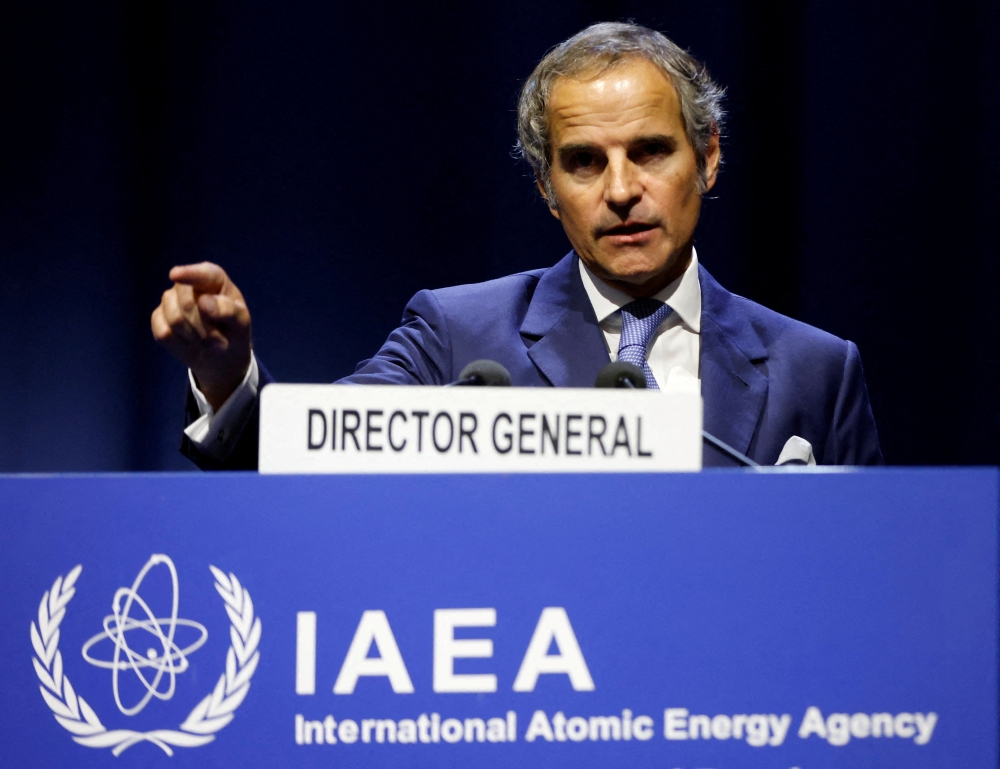 International Atomic Energy Agency Director General Rafael Grossi attends the opening of the IAEA General Conference at their headquarters in Vienna, Austria, on September 26, 2022. File Photo / Reuters