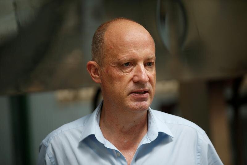 Alain Goetz, CEO of AGR (African Gold Refinery) speaks during an interview with Reuters at a refinery in Entebbe, Uganda, on October 4, 2018. File Photo / Reuters