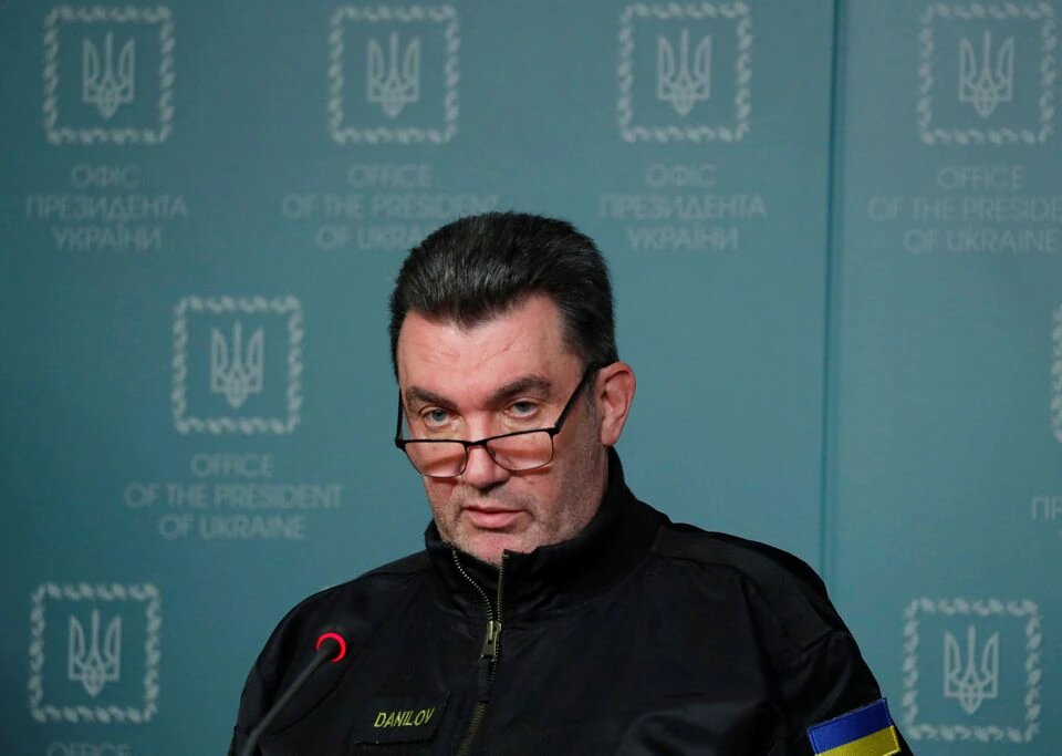 Oleksiy Danilov, Secretary of Ukraine's National Security and Defence Council, speaks during a news briefing, as Russia's attack on Ukraine continues, in Kiev, Ukraine, on November 7, 2022. File Photo / Reuters