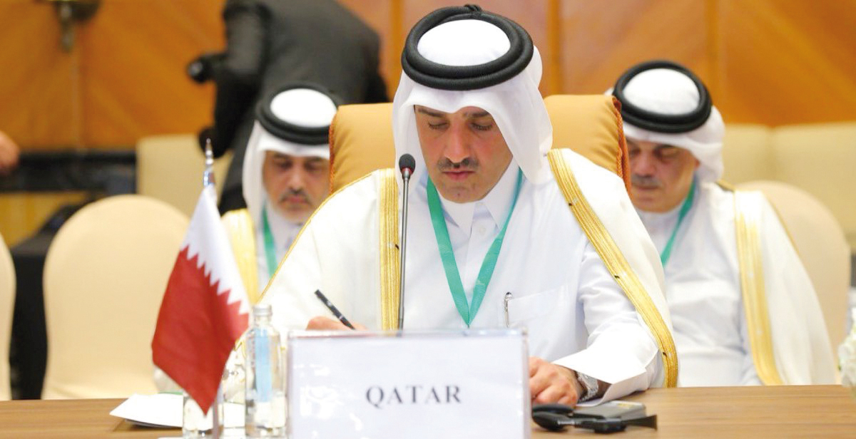 President of the Administrative Control and Transparency Authority H E Hamad bin Nasser Al Misned chairing Qatar’s delegation to the meeting in Jeddah, Saudi Arabia. 
