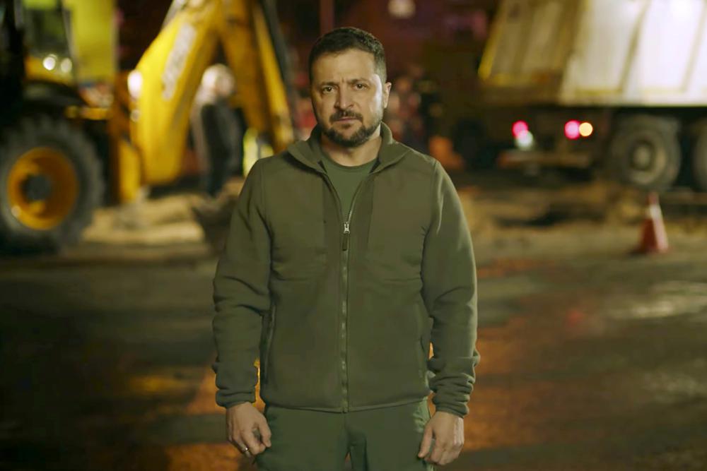 File photo: Ukrainian President Volodymyr Zelensky / Ukrainian Presidential Press Office via Reuters