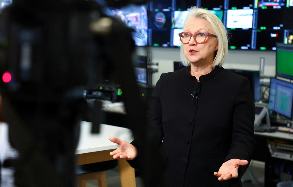 German government economic adviser Monika Schnitzer answers journalists' questions during a Reuters interview in Berlin, Germany, on January 10, 2023. REUTERS/Fabrizio Bensch/File Photo