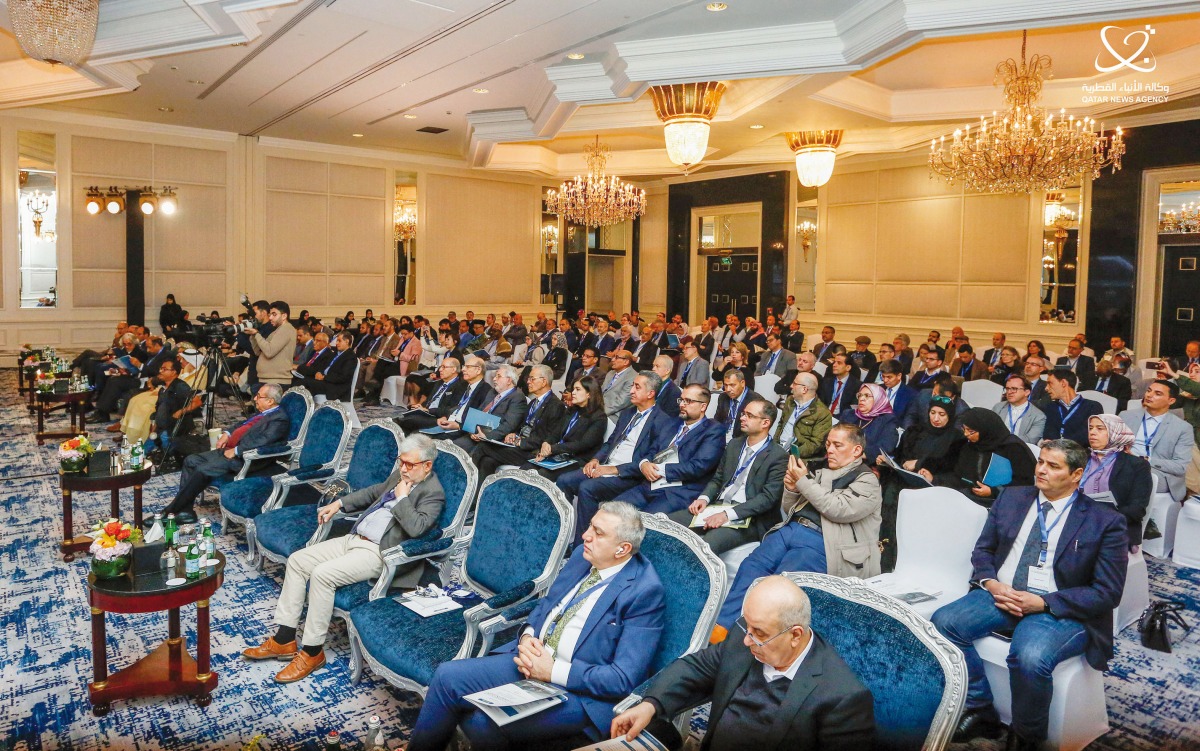 Attendees during the 9th International Conference on Translation and Problems of Interculturalizing in Doha, yesterday. 
