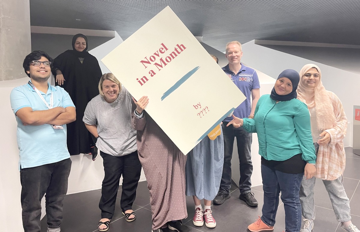 Qatar National Library's creative writing group.