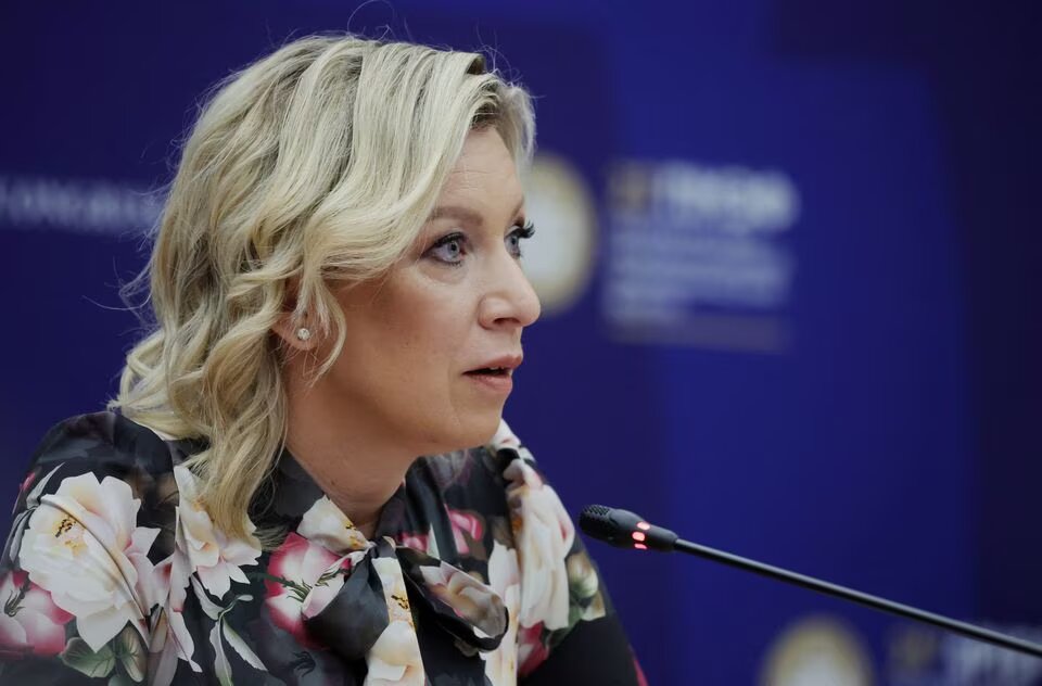 Russian Foreign Ministry spokeswoman Maria Zakharova speaks during the St. Petersburg International Economic Forum (SPIEF) in Saint Petersburg, Russia on June 15, 2022. File photo / Reuters
