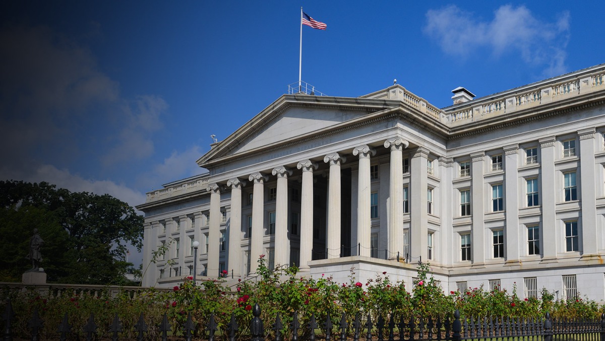 The US Treasury Department in Washington, DC, US. Photo: US Department of Treasury