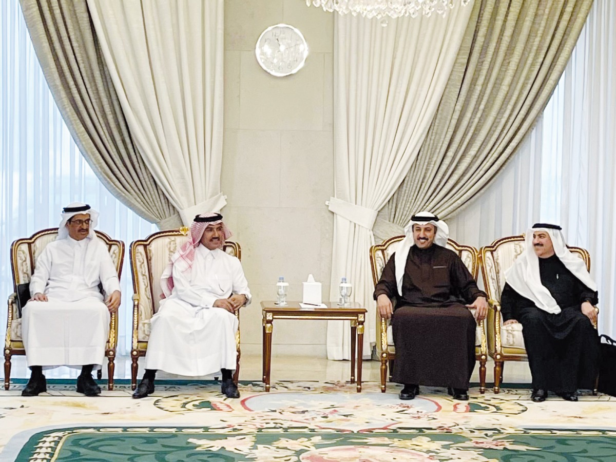 Secretary-General of the Ministry of Foreign Affairs H E Dr. Ahmed bin Hassan Al Hammadi (second left) represented Qatar at the meeting held in Riyadh, Saudi Arabia.  