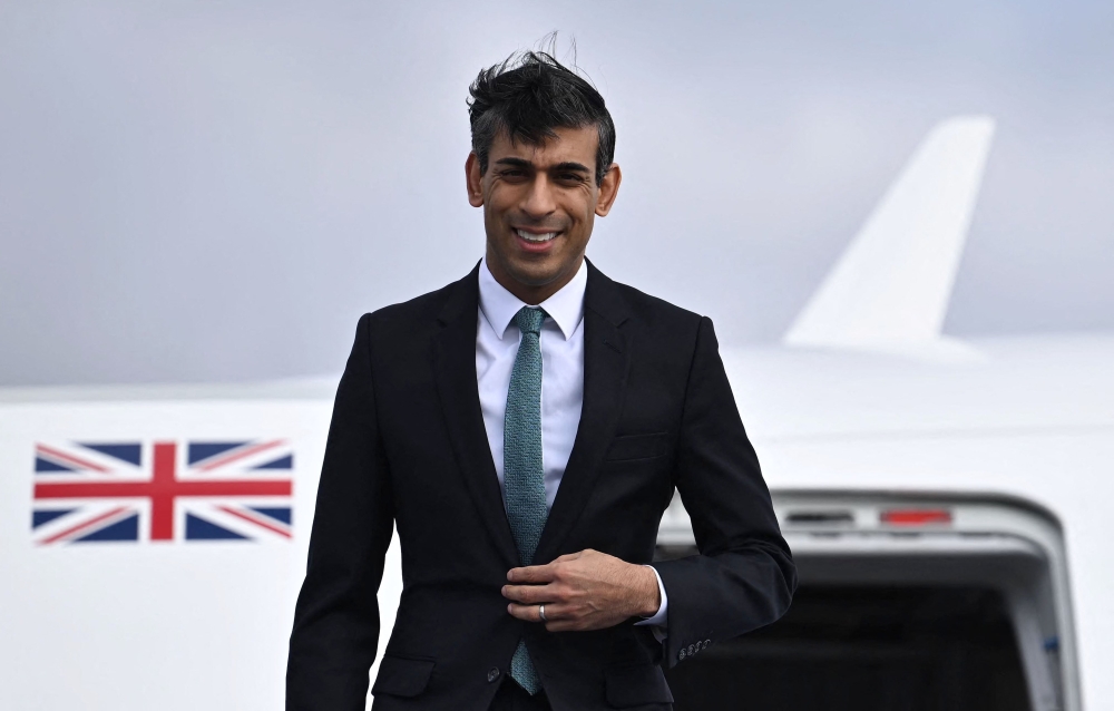 File photo of former UK PM Rishi Sunak.