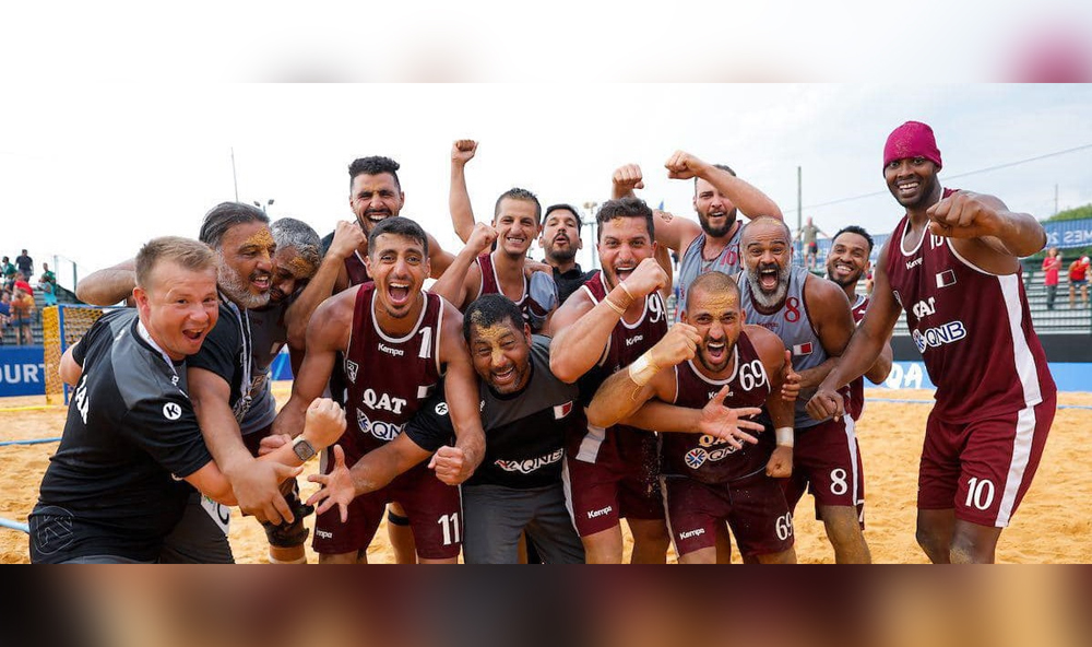A file photo of Qatar team.