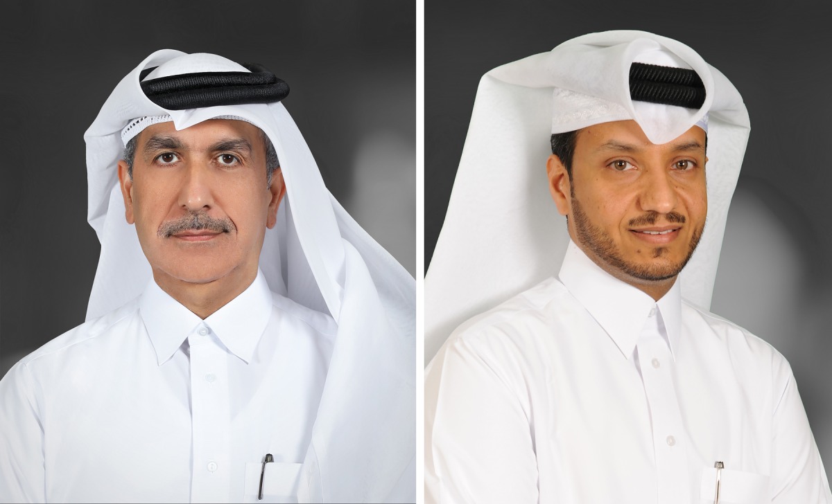 From left: Nakilat Chairman of Board of Directors Abdulaziz Jassim Al Muftah and Nakilat Chief Executive Officer Eng. Abdullah Fadhalah Al Sulaiti 