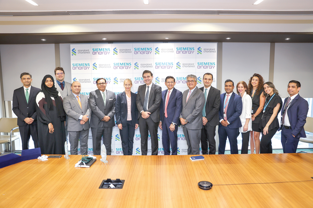 Standard Chartered Bank and Siemens Energy officials at the event.