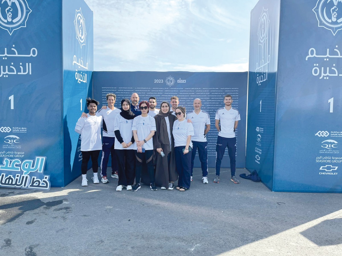 Aspetar research team that conducted the pioneering study.