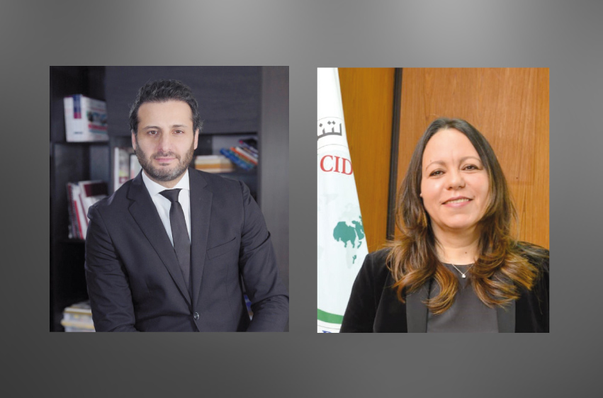 (L) Rawad Sleem, Co-Founder and General Manager, NeXTfairs Doha, (R) Latifa Al Bouabdlioui, DG Islamic Center for Development of Trade.