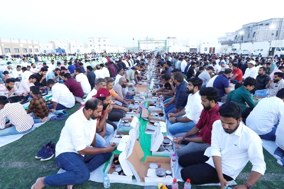 Participants during the Iftar meet hosted by KMCC Nadapuram committee. 
