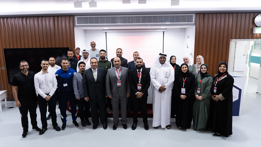 Officials during the opening of first physical education research exhibition organised by the MoEHE.
