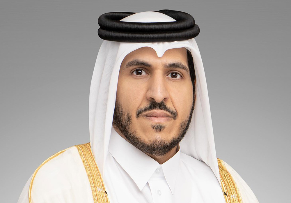 Minister of Commerce and Industry H E Sheikh Mohammed bin Hamad bin Qassim Al Abdullah Al Thani.