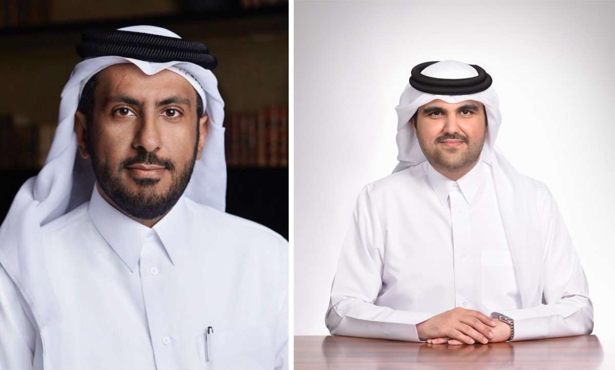 From left: H E Sheikh Faisal bin Thani Al Thani, Lesha Bank Chairman; and Mohammed Ismail Al Emadi, Chief Executive Officer, Lesha Bank