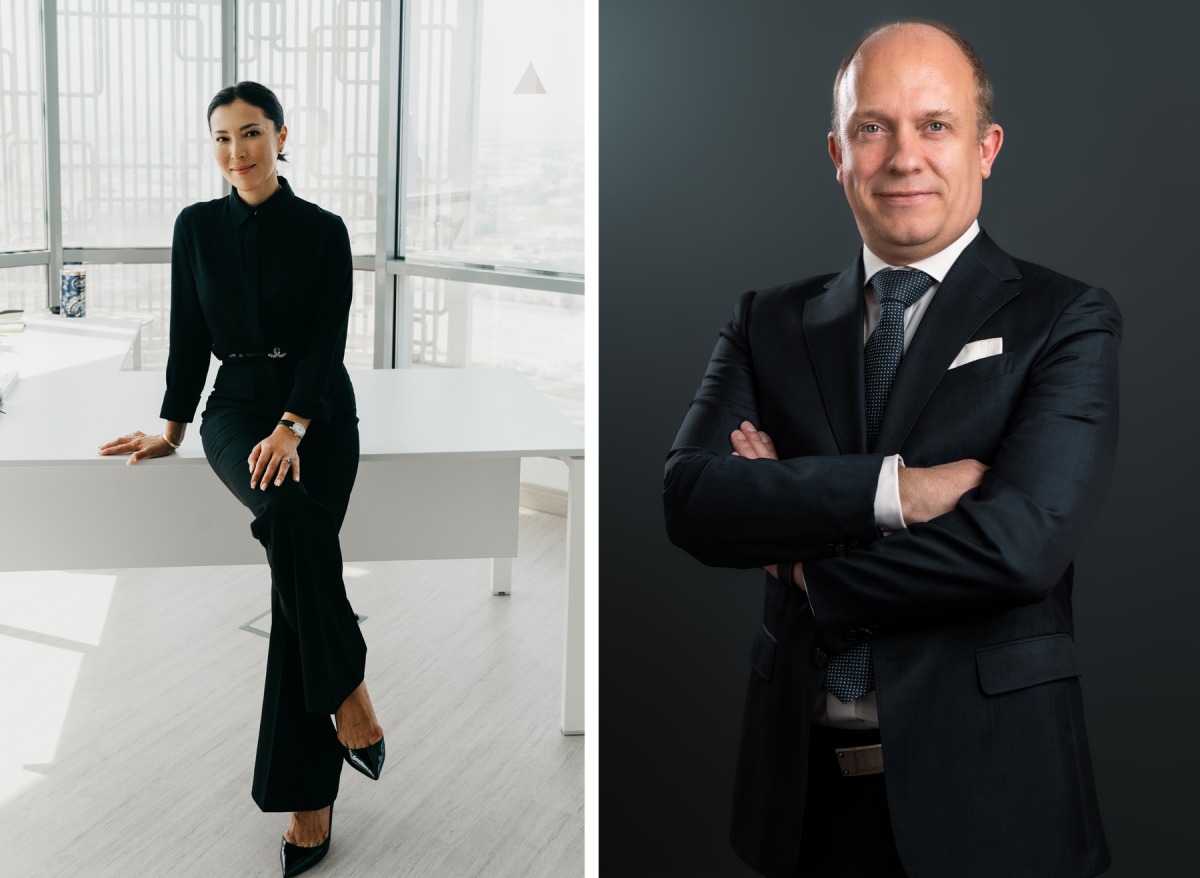From left: Zhanna Yerkozhanova, Managing Director at The Loft Bureau Real Estate; and Alexander Hartmann, Managing Partner at The Loft Bureau Real Estate