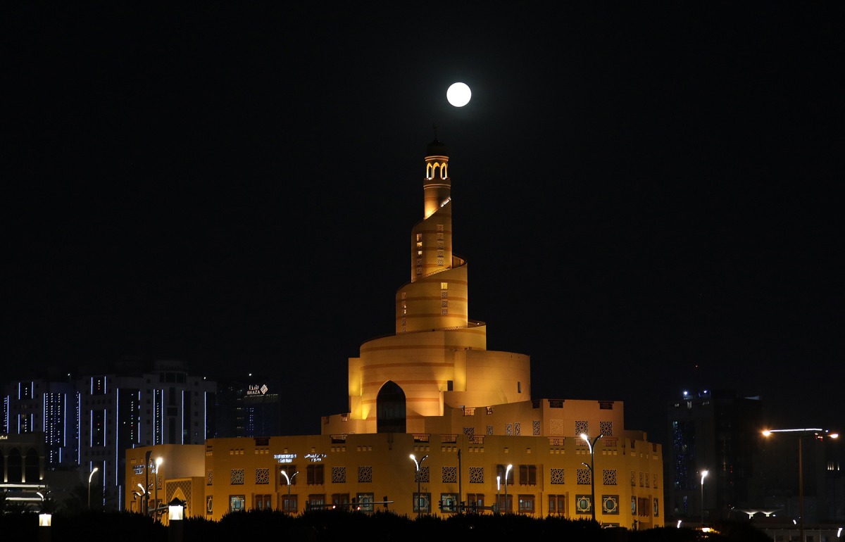 File picture of supermoon illuminating Qatar’s night sky captured on August 2. Pic by: Salim Matramkot/ The Peninsula