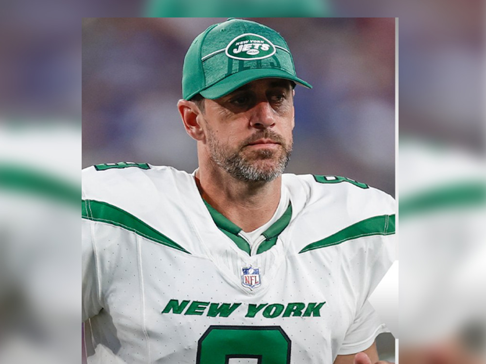 New York Jets MVP quarterback Aaron Rodgers. Source: Twitter/@NFL