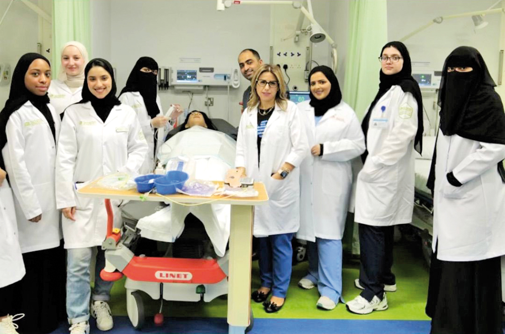 QU human nutrition students during the workshop.