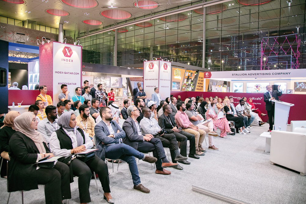 People attending a previous session of INDEX Design Qatar.