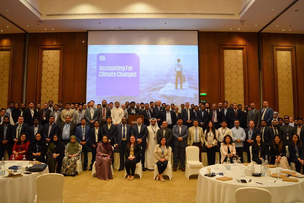 Participants pose for a group photo at the annual IFRS workshop.