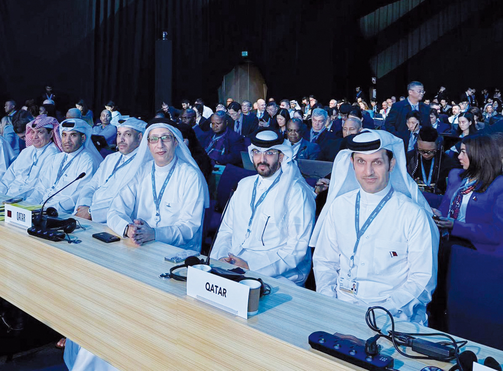 Officials attending the World Radiocommunication Conference 2023 in Dubai.