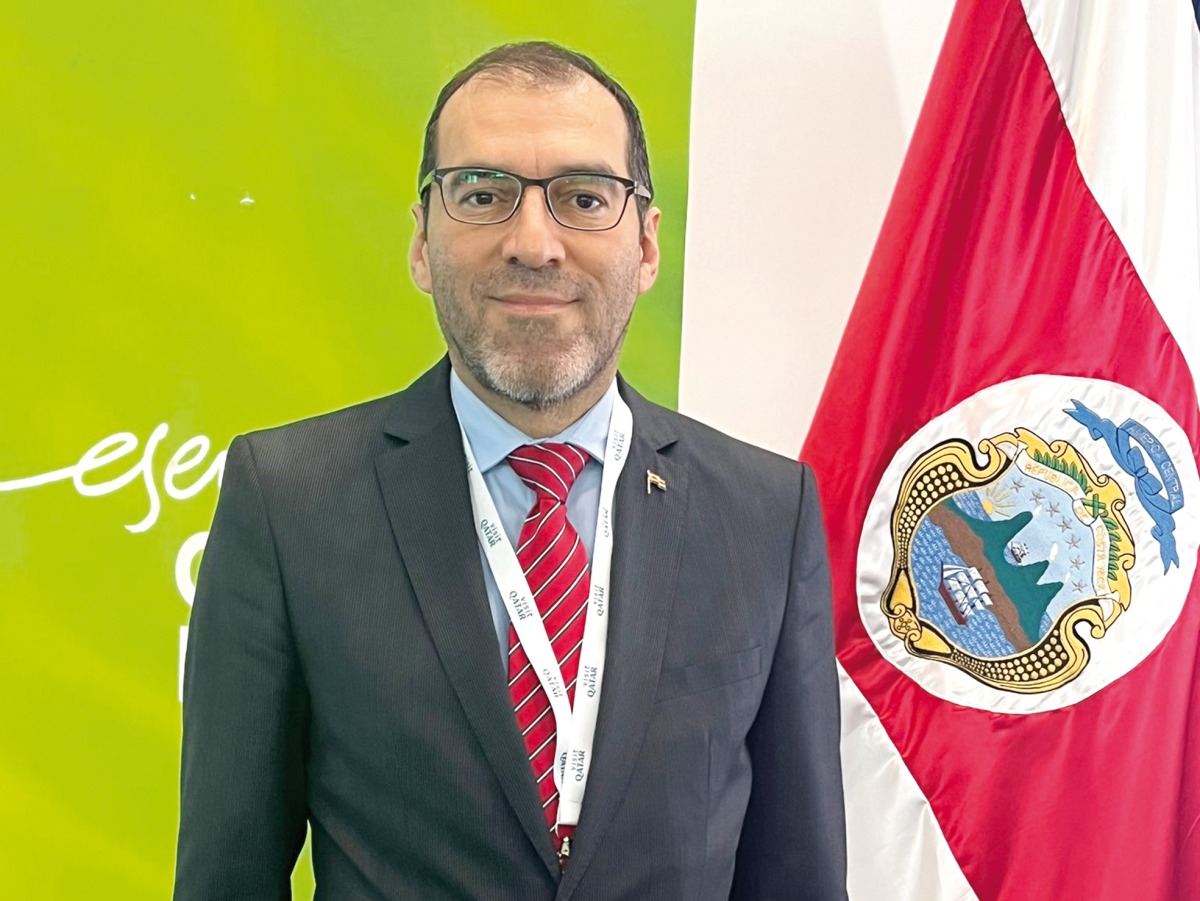 H E Jairo Lopez, Chargé d’Affaires ai at the Embassy of Costa Rica in Qatar