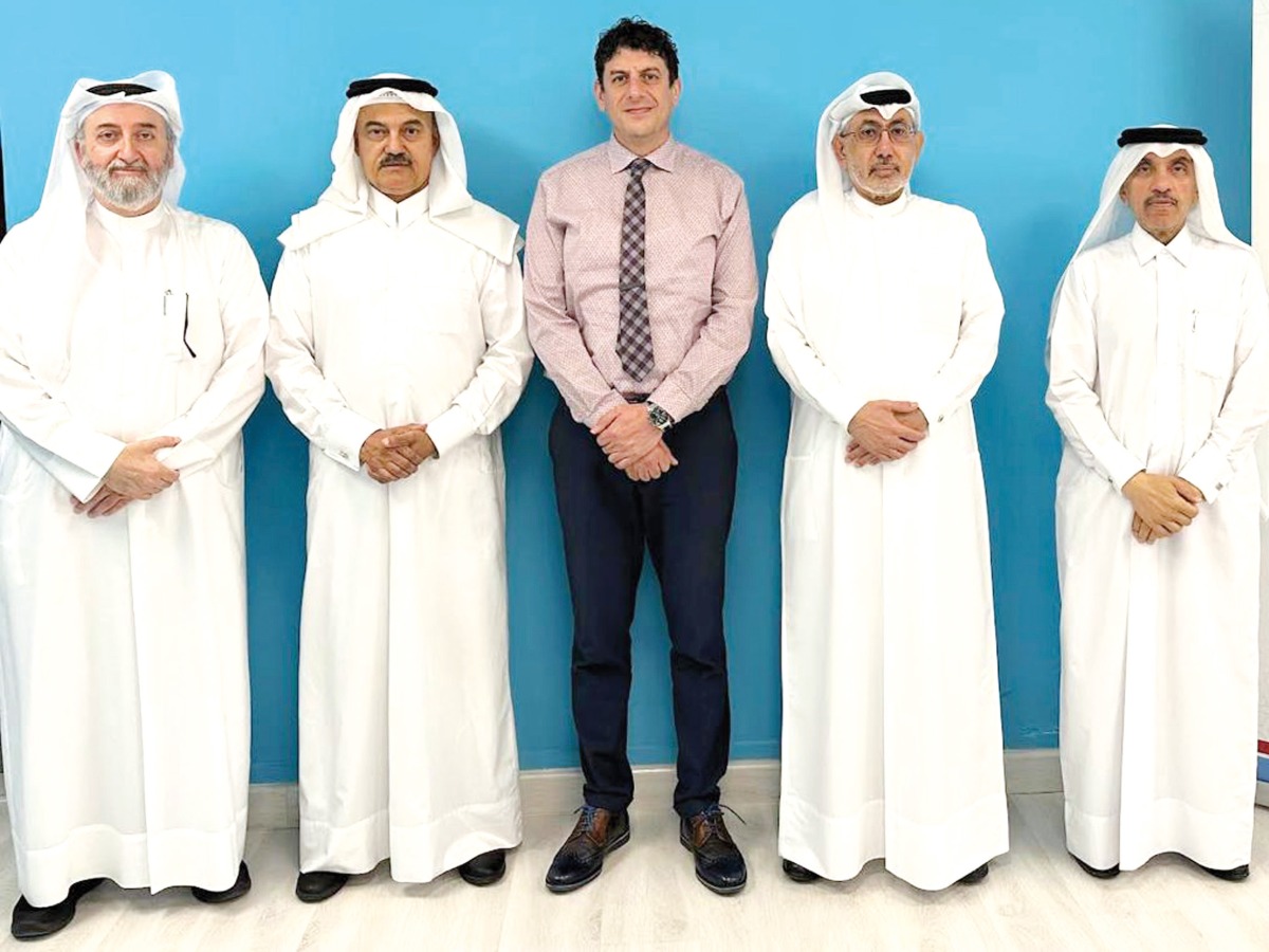Officials during the agreement singing ceremony.