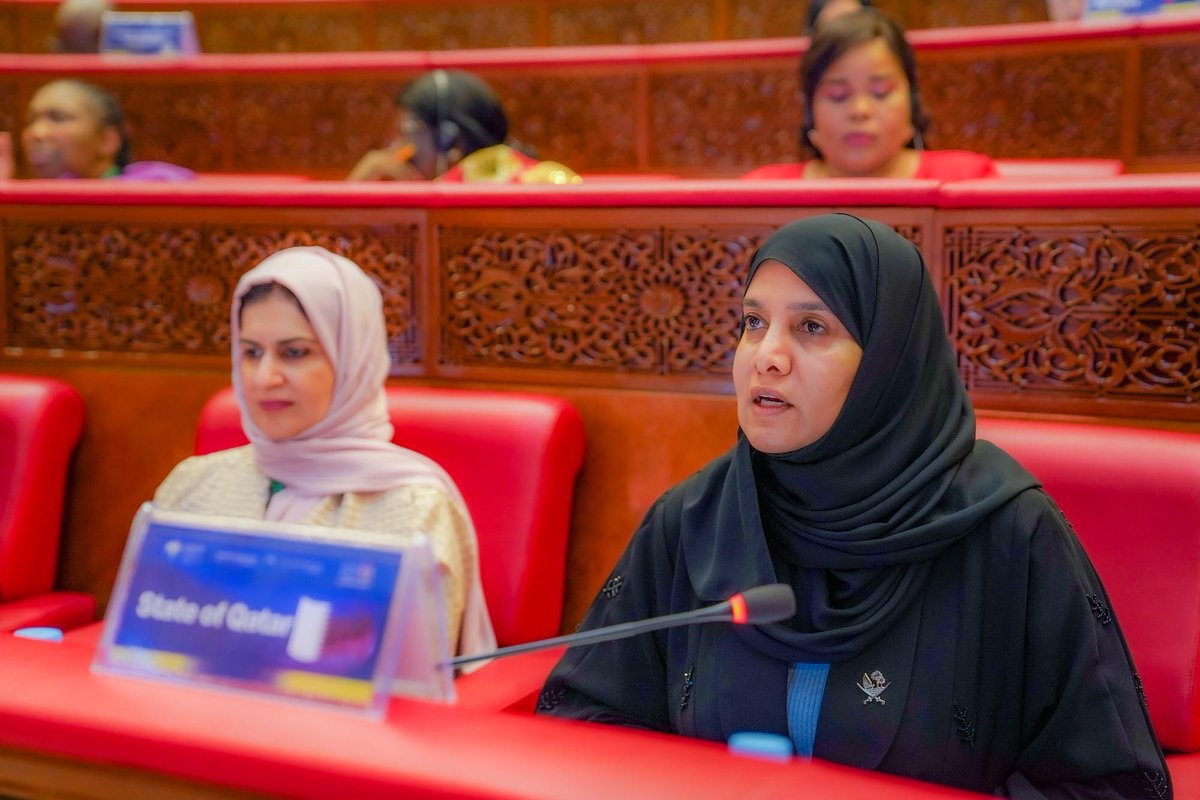 Deputy Speaker of Shura Council in the meeting of women parliamentarians in Africa and the Arab world in Rabat, Morocco.