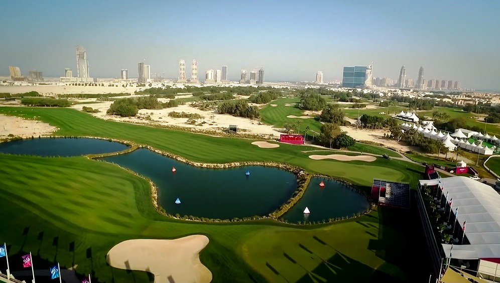  A general view of the Doha Golf Club.