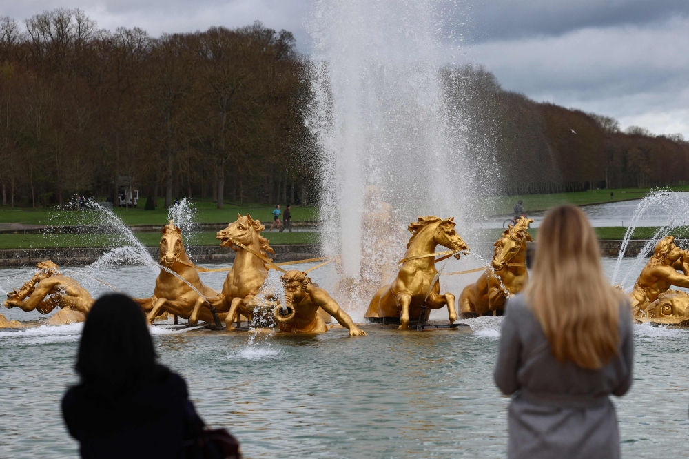 This photograph taken on March 29, 2024, shows the newly-renovated 