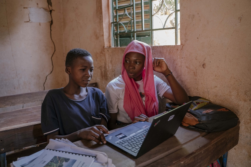 Bourama Diallo, who was always nervous in French-only public school, says he loved learning through the RobotsMali program. Photo by Carmen Yasmine Abd Ali for The Washington Post