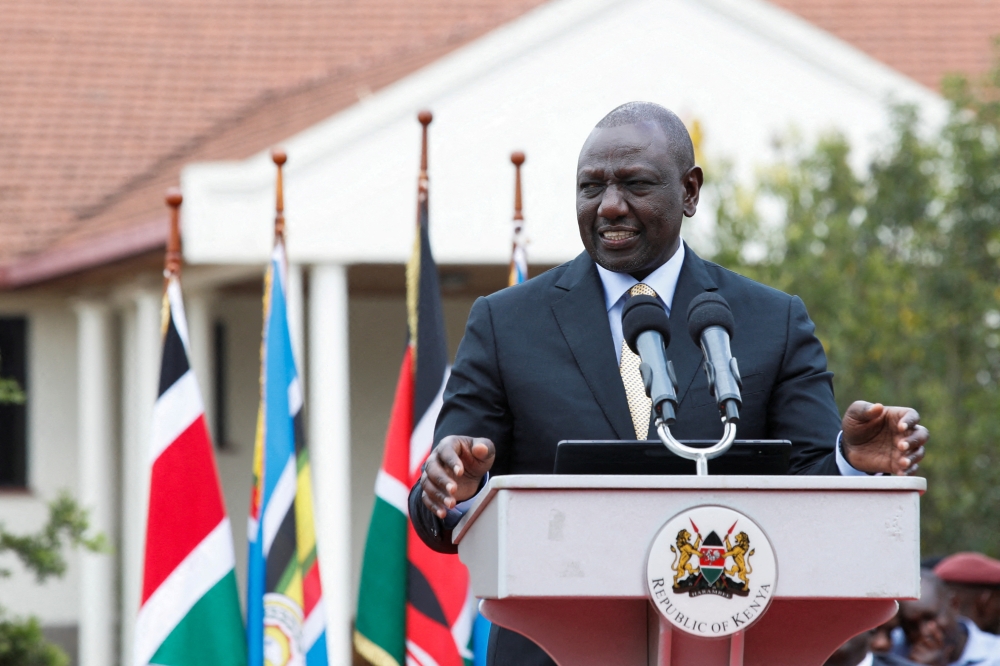 Kenyan President William Ruto. Reuters file photo.