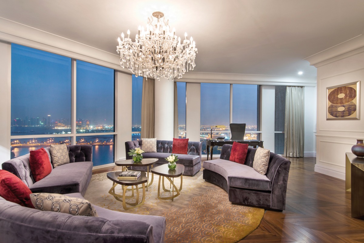 Interior view of Ritz-Carlton, Doha.