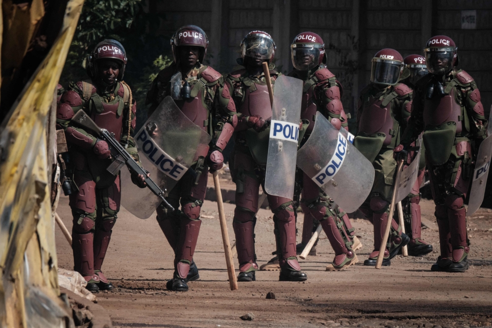 File photo of Kenyan police / AFP