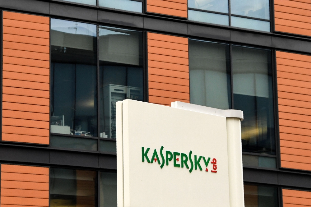 (FILES) A view of the headquarters of Kaspersky Lab, Russia's leading antivirus software development company, in Moscow on October 25, 2017. (Photo by Kirill KUDRYAVTSEV / AFP)
