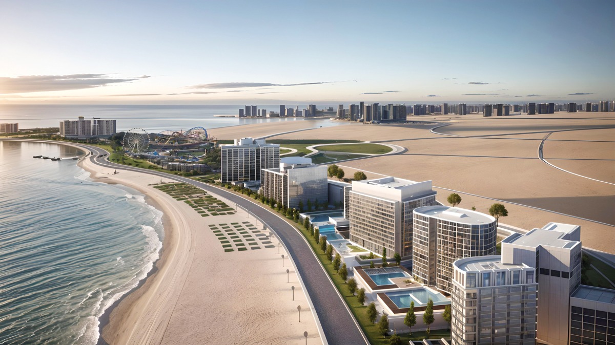 Qatar’s ongoing QR20bn tourism project in Simaisma. (Qatari Diar)