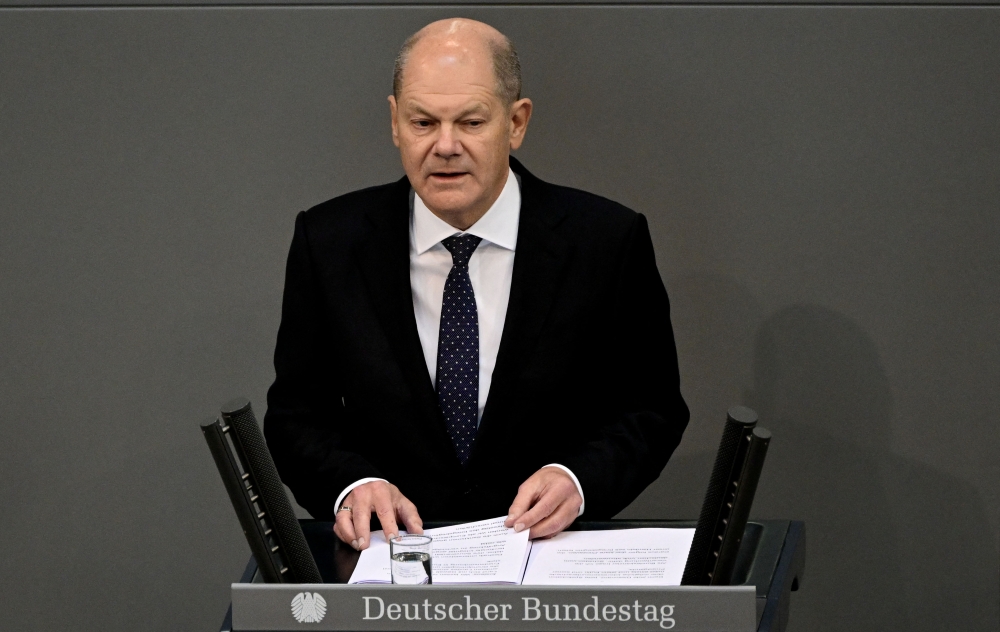 German Chancellor Olaf Scholz. File photo.