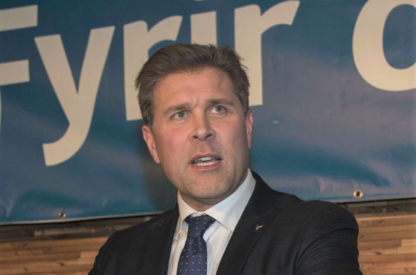 A file photo of Icelandic Prime Minister Bjarni Benidiktsson / AFP