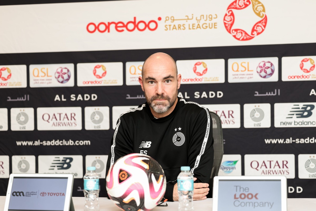 Al Sadd coach Felix Sanchez 