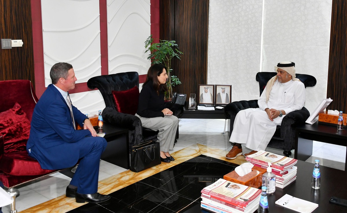 QC board member Mohammed bin Ahmed Al Obaidly, and Commissioner for Victoria to Europe, Middle East, Türkiye, and Africa, H E Gonul Serbest.